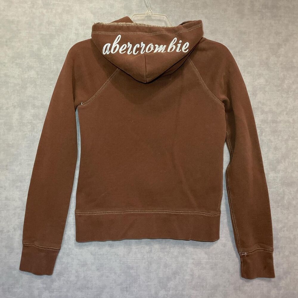 Abercrombie & Fitch hoodie with white moose design - Picture 2 of 8